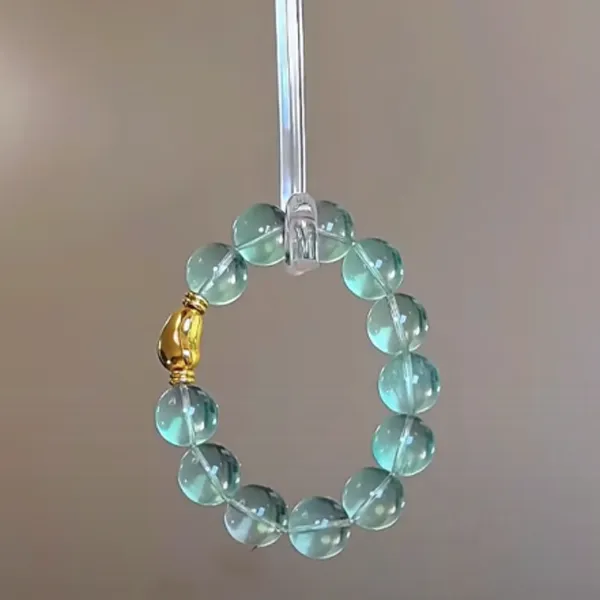 Green Quartz Crystal Bracelet